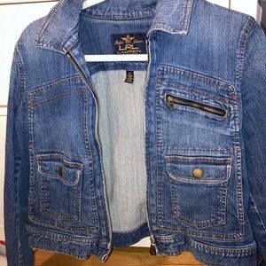 Ralph Lauren Jean Jacket — size L